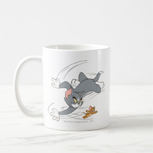 Tom und Jerry Chase Turn Kaffeetasse (Links)