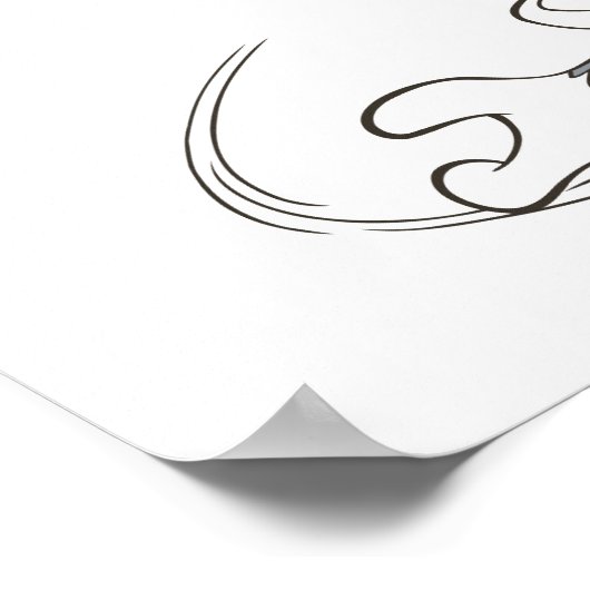 Tom und Jerry Chase Turn Poster (Ecke)