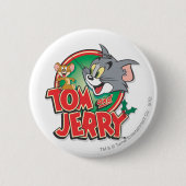 Tom und Jerry Classic Logo Button (Vorderseite)