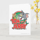 Tom und Jerry Classic Logo Karte (Gelbe Blume)