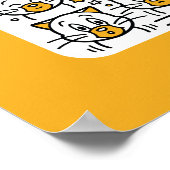 Tom und Jerry Doodle Art Poster (Ecke)