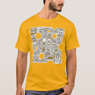 Tom und Jerry Doodle Art T-Shirt