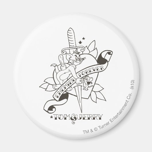 Tom und Jerry Enemies für immer 1 Magnet (Vorne)
