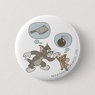 Tom und Jerry Evil Gedanken Button