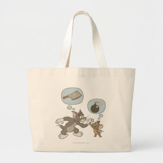 Tom und Jerry Evil Gedanken Jumbo Stoffbeutel