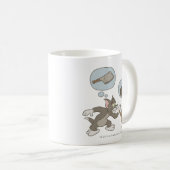 Tom und Jerry Evil Gedanken Kaffeetasse (VorderseiteRechts)
