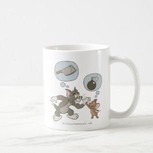 Tom und Jerry Evil Gedanken Kaffeetasse