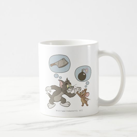 Tom und Jerry Evil Gedanken Kaffeetasse (Rechts)