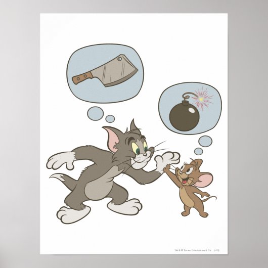 Tom und Jerry Evil Gedanken Poster (Vorne)