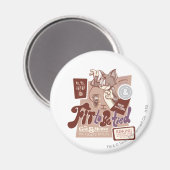 Tom und Jerry fühlen sich wie getippt Magnet (Vorderseite/Rückseite)