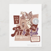 Tom und Jerry fühlen sich wie getippt Postkarte (Vorderseite)