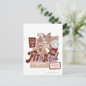 Tom und Jerry fühlen sich wie getippt Postkarte (Stehend Vorderseite)