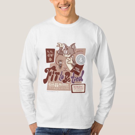 Tom und Jerry fühlen sich wie getippt T-Shirt (Vorderseite)