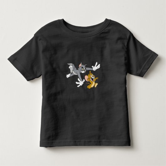 Tom und Jerry Fun Black T - Shirt für Kinder (Vorderseite)