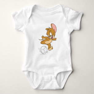 Tom- und Jerry-Fußball (Fußball) 2 Baby Strampler