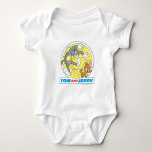 Tom- und Jerry-Fußball (Fußball) 8 Baby Strampler
