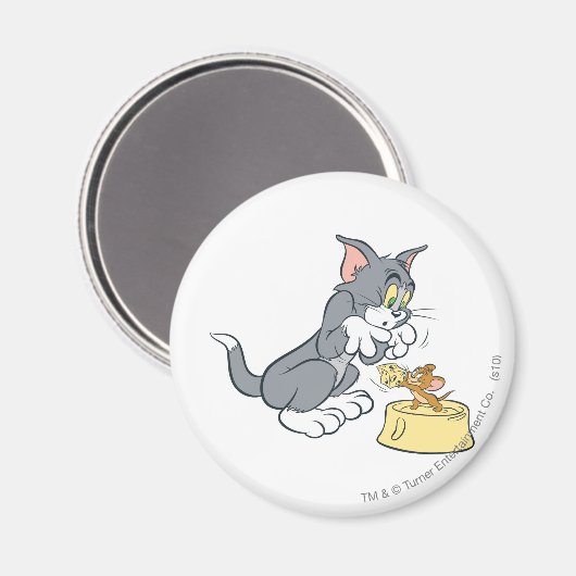 Tom und Jerry Fütterte die Katze Magnet (Vorderseite/Rückseite)