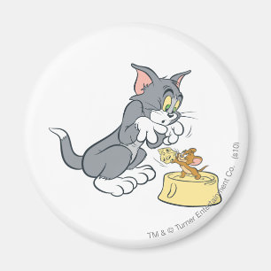 Tom und Jerry Fütterte die Katze Magnet