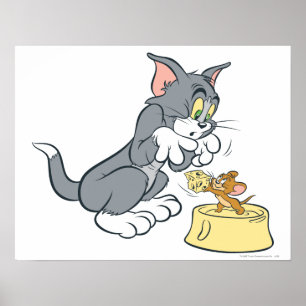 Tom und Jerry Fütterte die Katze Poster