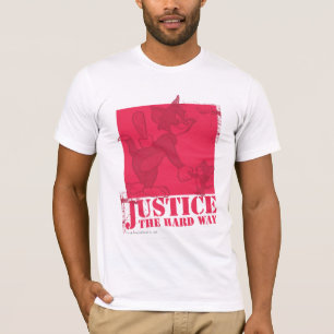 Tom- und Jerry-Gerechtigkeit die harte Weise T-Shirt