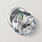 Tom und Jerry Grimey Button (Vorne & Hinten)