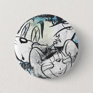 Tom und Jerry Grimey Button