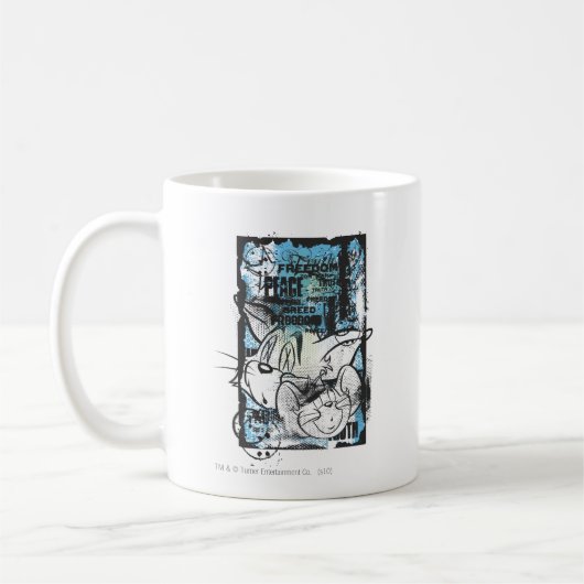 Tom und Jerry Grimey Kaffeetasse (Links)