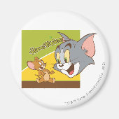 Tom und Jerry Hanna Barbera Logo Magnet (Vorne)