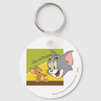 Tom und Jerry Hanna Barbera Logo Schlüsselanhänger