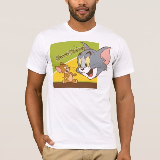 Tom und Jerry Hanna Barbera Logo T-Shirt (Vorderseite)