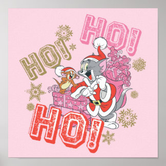 Tom und Jerry "Ho! Ho! Ho!" Lieferung von Weihnach Poster