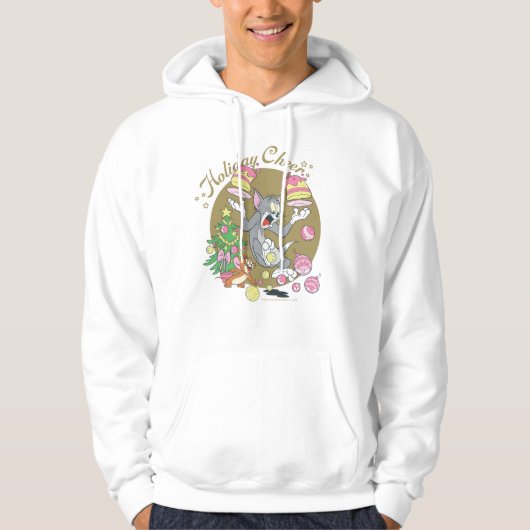 Tom und Jerry Holiday Cheer Hoodie (Vorderseite)