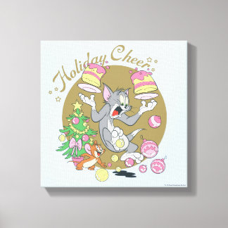 Tom und Jerry Holiday Cheer Leinwanddruck