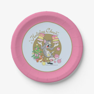 Tom und Jerry Holiday Cheer Pappteller