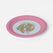 Tom und Jerry Holiday Cheer Pappteller (Schrägansicht)