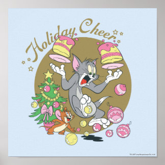 Tom und Jerry Holiday Cheer Poster