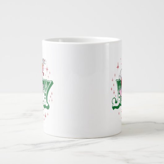Tom und Jerry Holiday Joy Jumbo-Tasse (Vorderseite)
