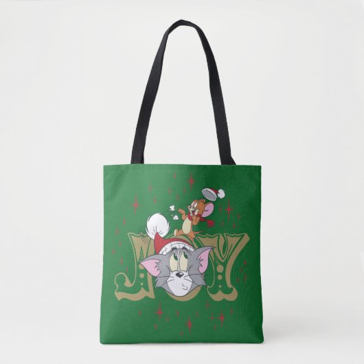 Tom und Jerry Holiday Joy Tasche (Vorderseite)