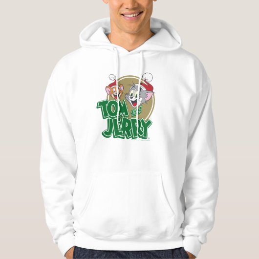 Tom und Jerry Holiday Logo Hoodie (Vorderseite)