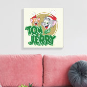 Tom und Jerry Holiday Logo Leinwanddruck (Insitu (Wohnzimmer))