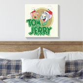 Tom und Jerry Holiday Logo Leinwanddruck (Insitu (Schlafzimmer))
