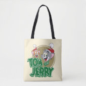 Tom und Jerry Holiday Logo Tasche (Vorderseite)