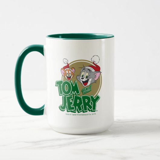 Tom und Jerry Holiday Logo Tasse (Links)