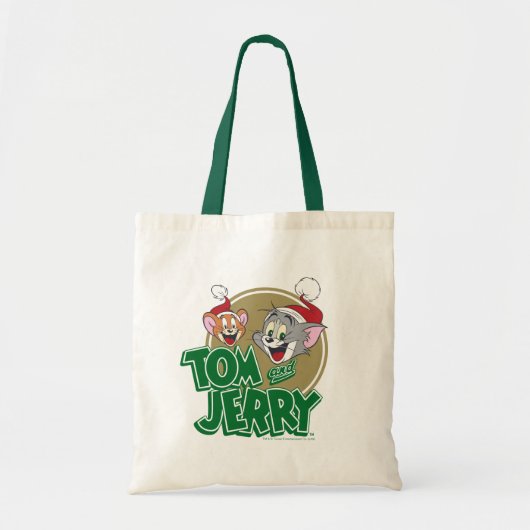 Tom und Jerry Holiday Logo Tragetasche (Vorne)