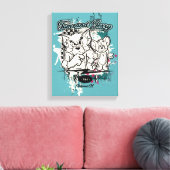 Tom und Jerry Hollywood CA Leinwanddruck (Insitu (Wohnzimmer))