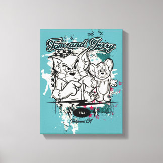 Tom und Jerry Hollywood CA Leinwanddruck