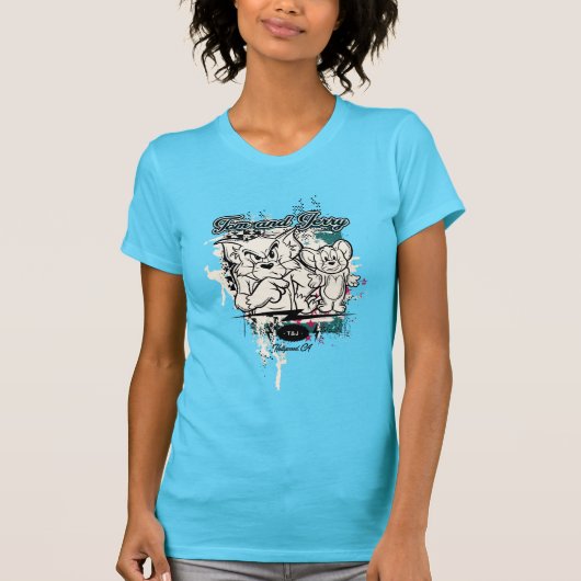 Tom und Jerry Hollywood CA T-Shirt (Vorderseite)