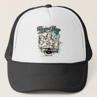 Tom und Jerry Hollywood CA Truckerkappe