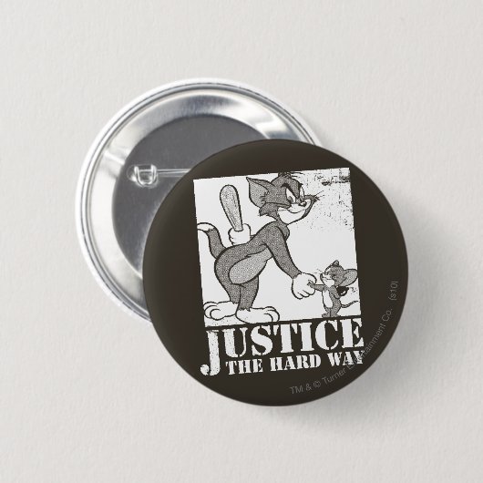 Tom und Jerry justieren hart Button (Vorne & Hinten)