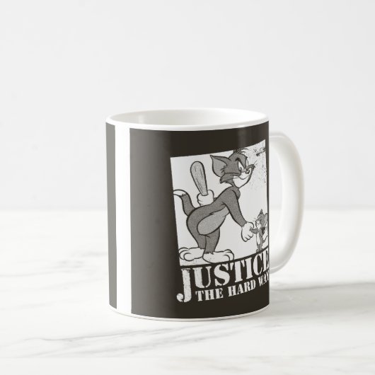Tom und Jerry justieren hart Kaffeetasse (VorderseiteRechts)